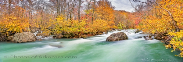 38 A Tale Of Two Creeks Richland And Falling Water - Professional Panoramas Of Arkansas photography by Paul Caldwell